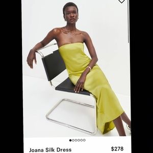 Reformation Joana Silk Dress